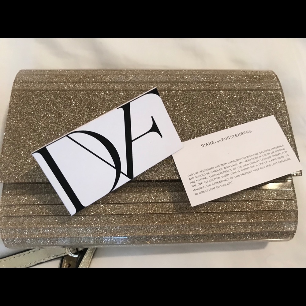 Diane Von Furstenberg clutch crossbody purse